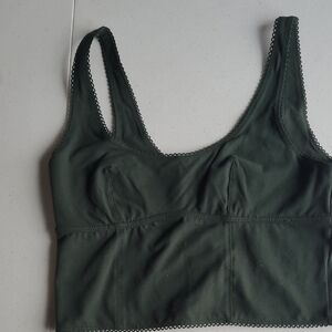 NWT-Aerie Deep Green Bralette/Halter Top